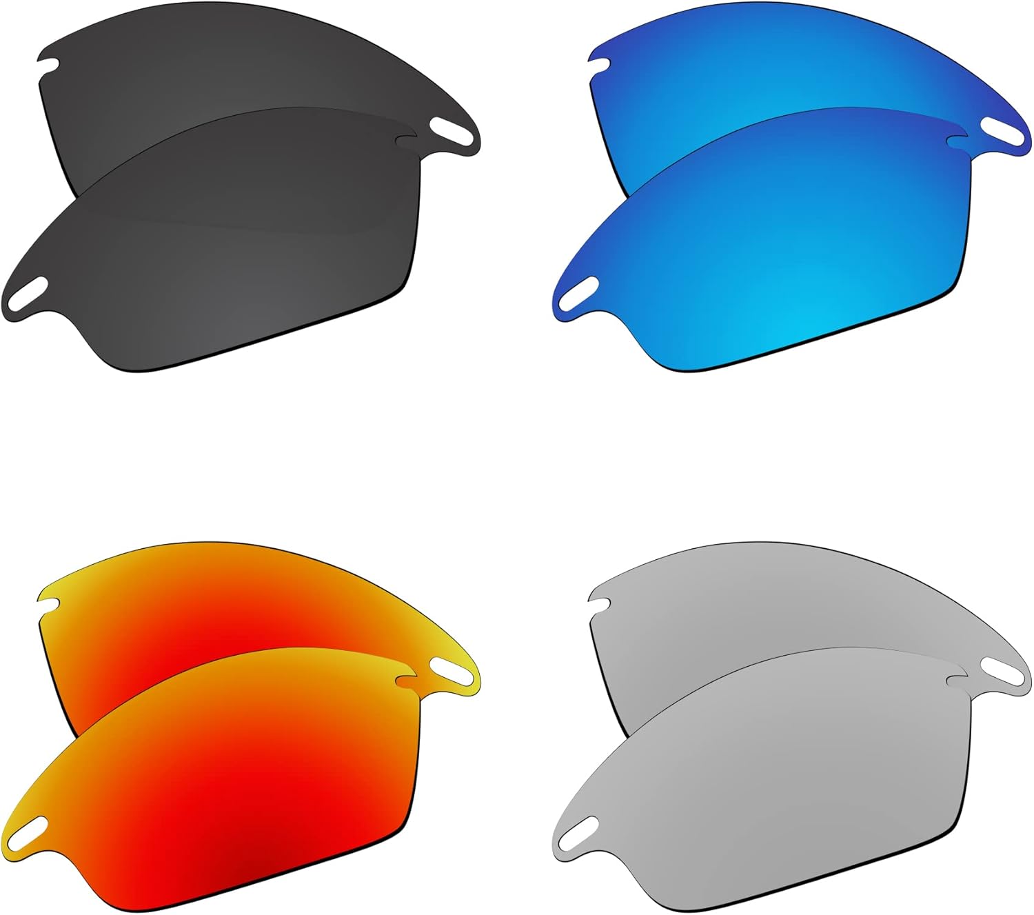 Amazon | [EZReplace] 交換用 レンズ Oakley Fast Jacket OO9097